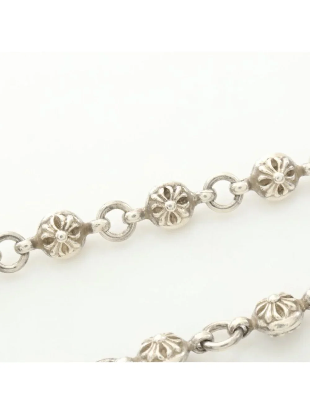 Chrome Hearts Ha Necklace Cross 925 Sterling Silver
